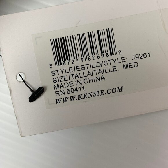 Kensie Winter Coat Medium Faux Fur Removable Hood Gray NWT - Picture 2 of 12